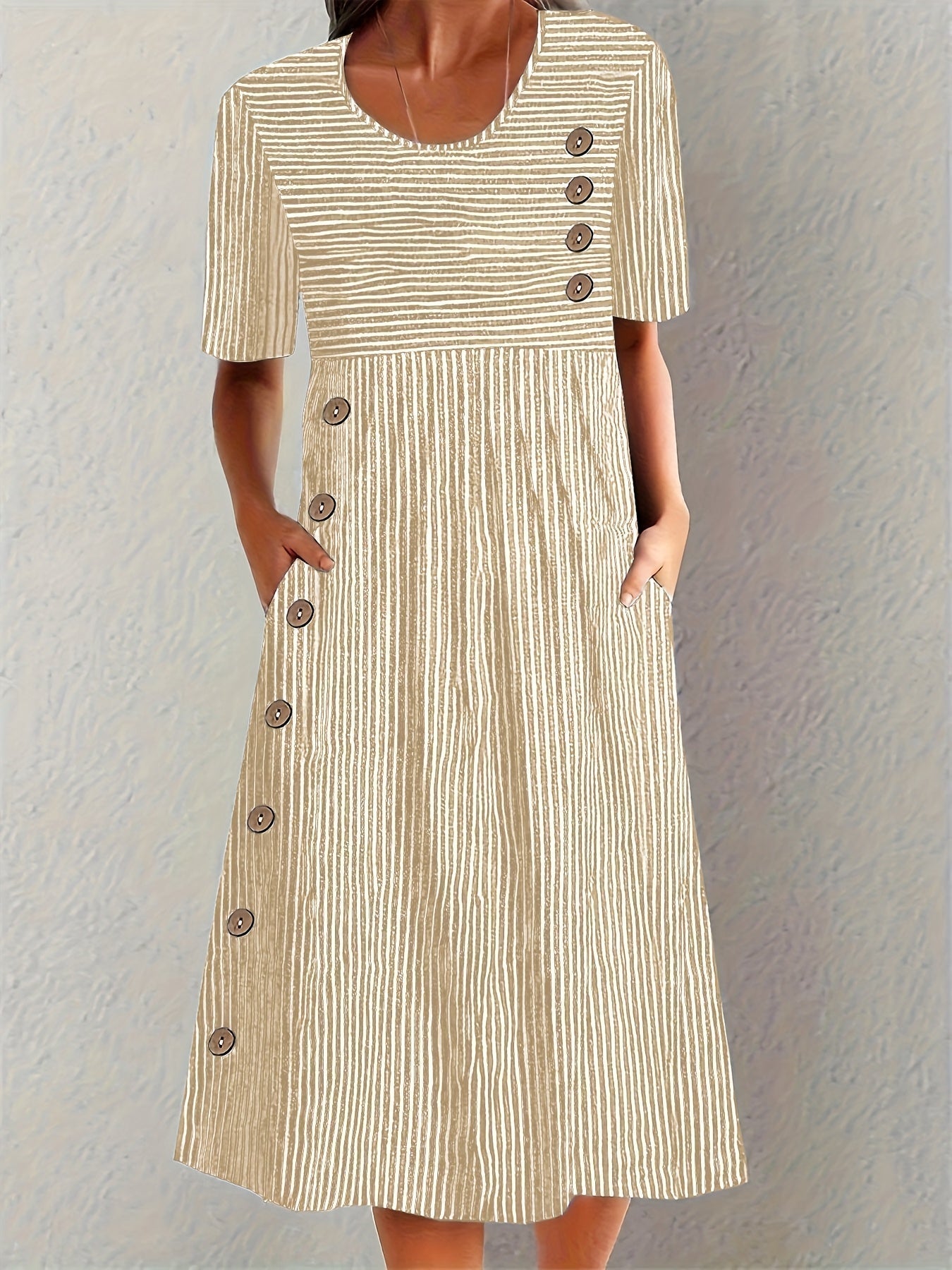 Lunara | Striped Confidence Dress