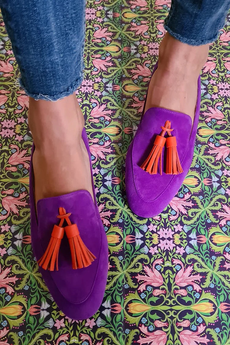 Suede Loafers