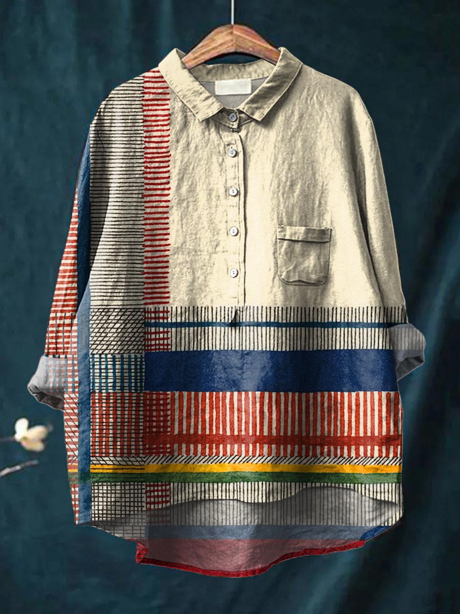 Artistic Stripes Shirt
