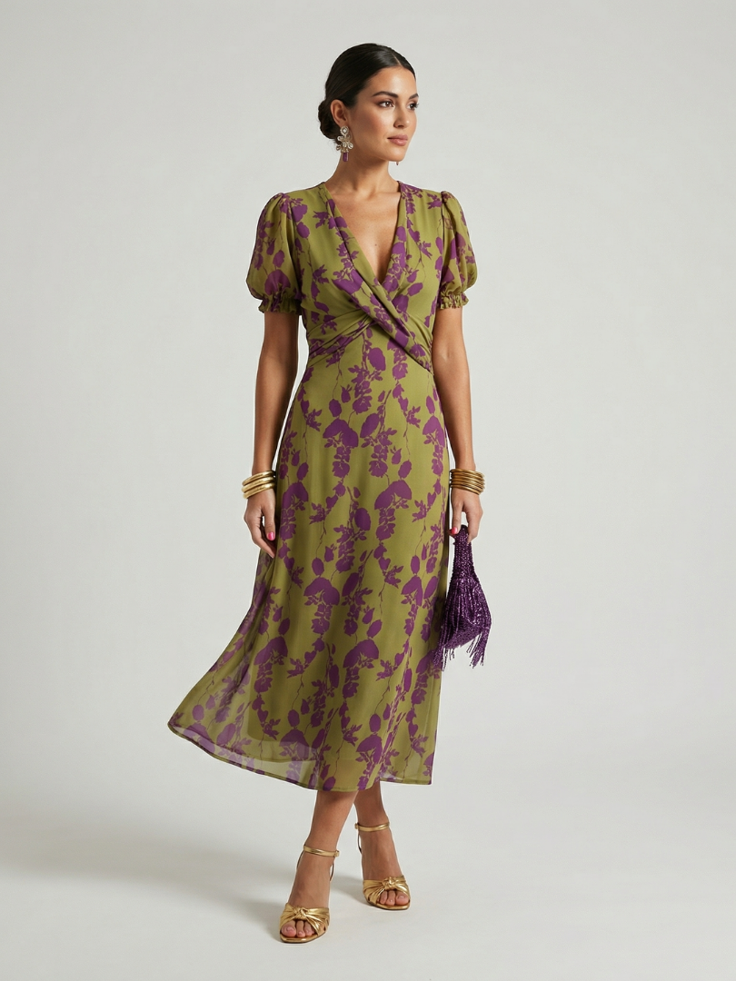 Violet™ | Relaxed Floral Midi Dress