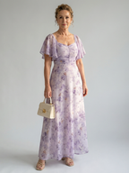 Valerie™ | Flutter Sleeve Midi Dress