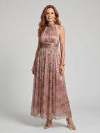 Layla™ | Textured Sleeveless Midi Dress