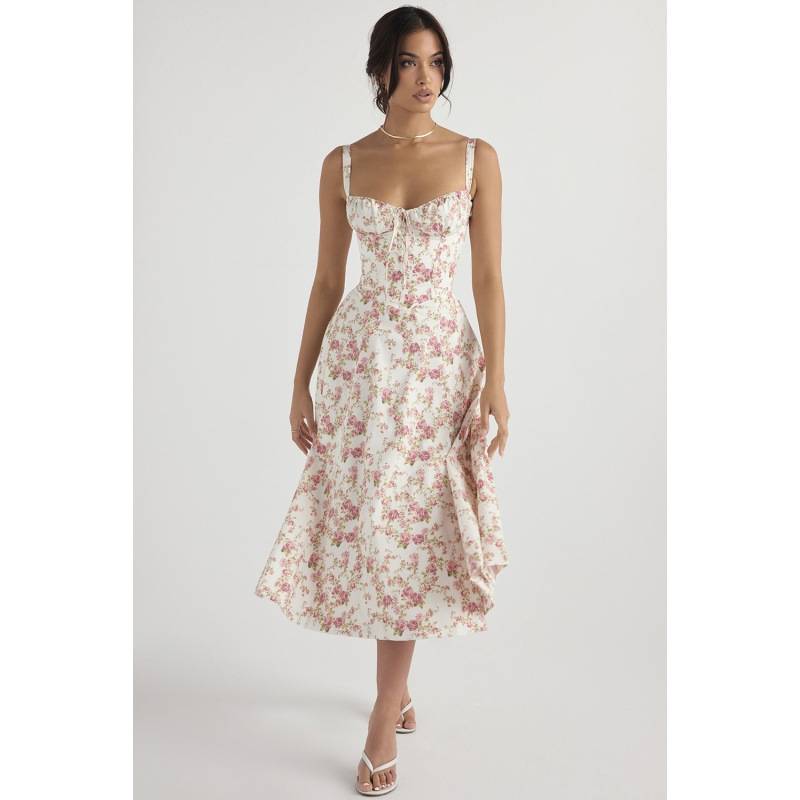 Women's midi corset dress in different colors