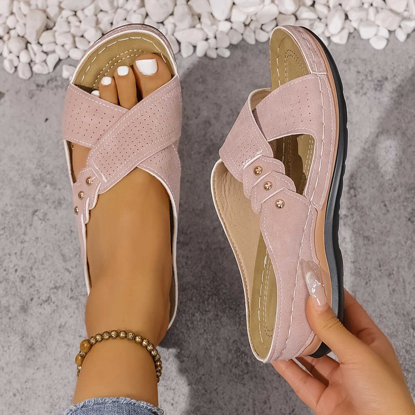 Paige™ | Orthopedic Wedge Sandals