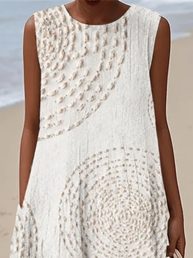 Hannah™ | Casual Sleeveless Printed Dress