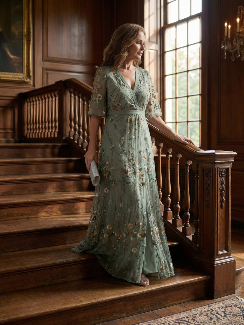 Selena™ | Halter Bloom Flow Maxi Dress