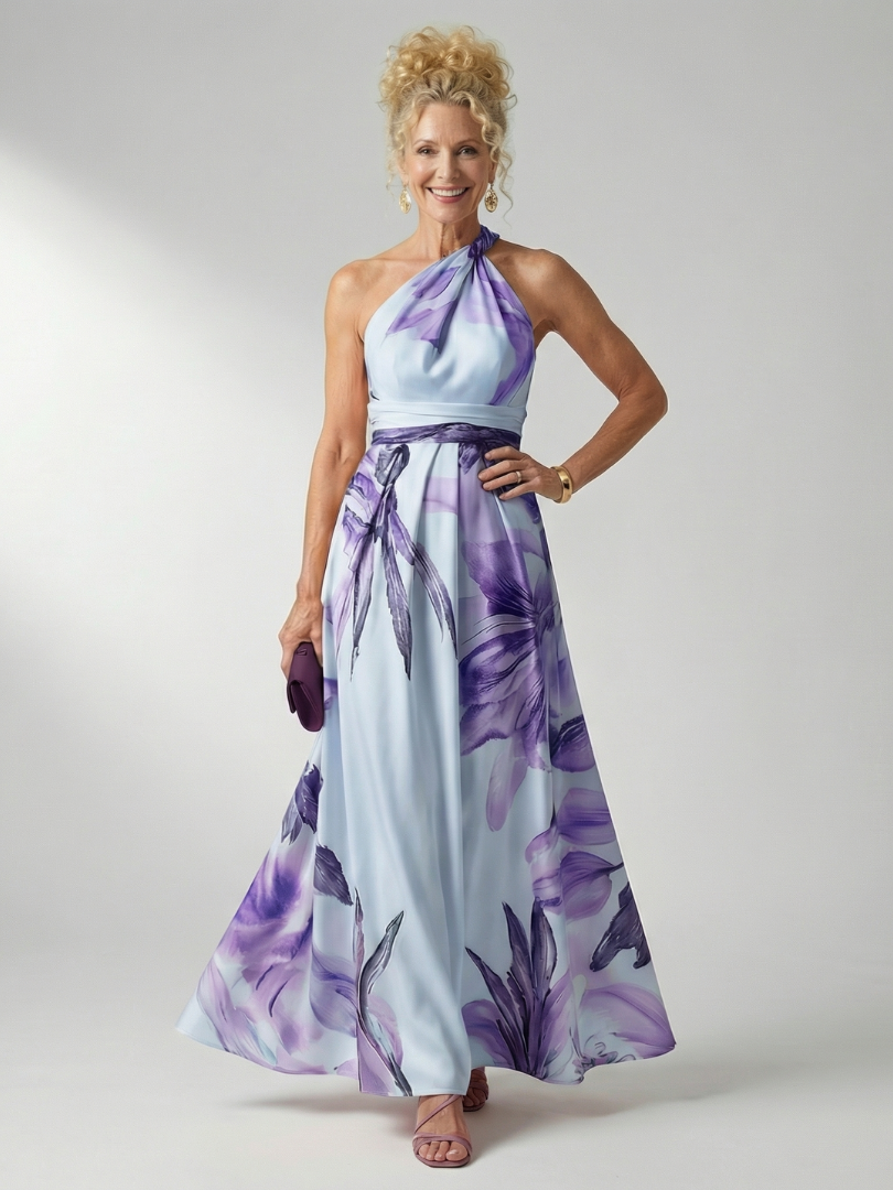 Amelia™ | Light Floral Maxi Dress