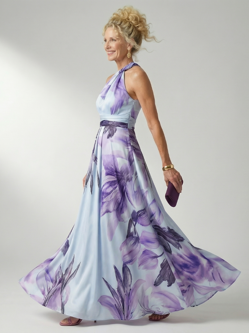 Amelia™ | Light Floral Maxi Dress