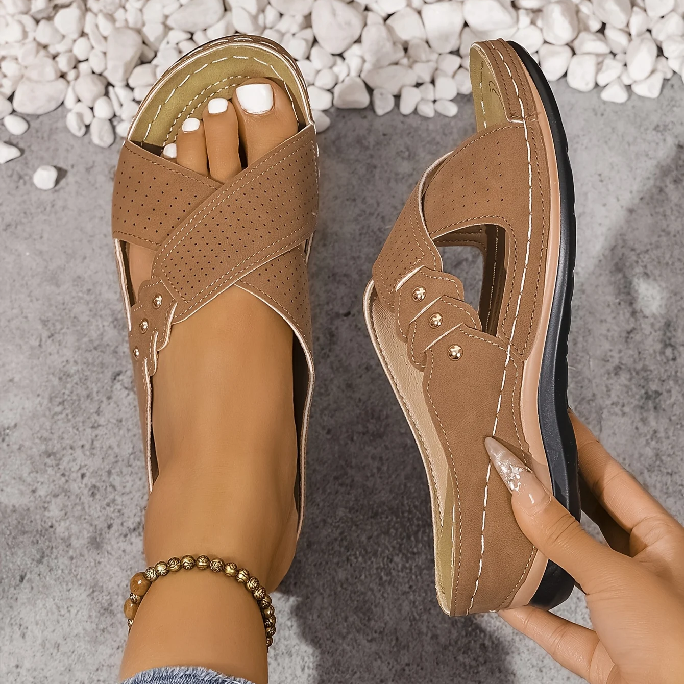 Paige™ | Orthopedic Wedge Sandals