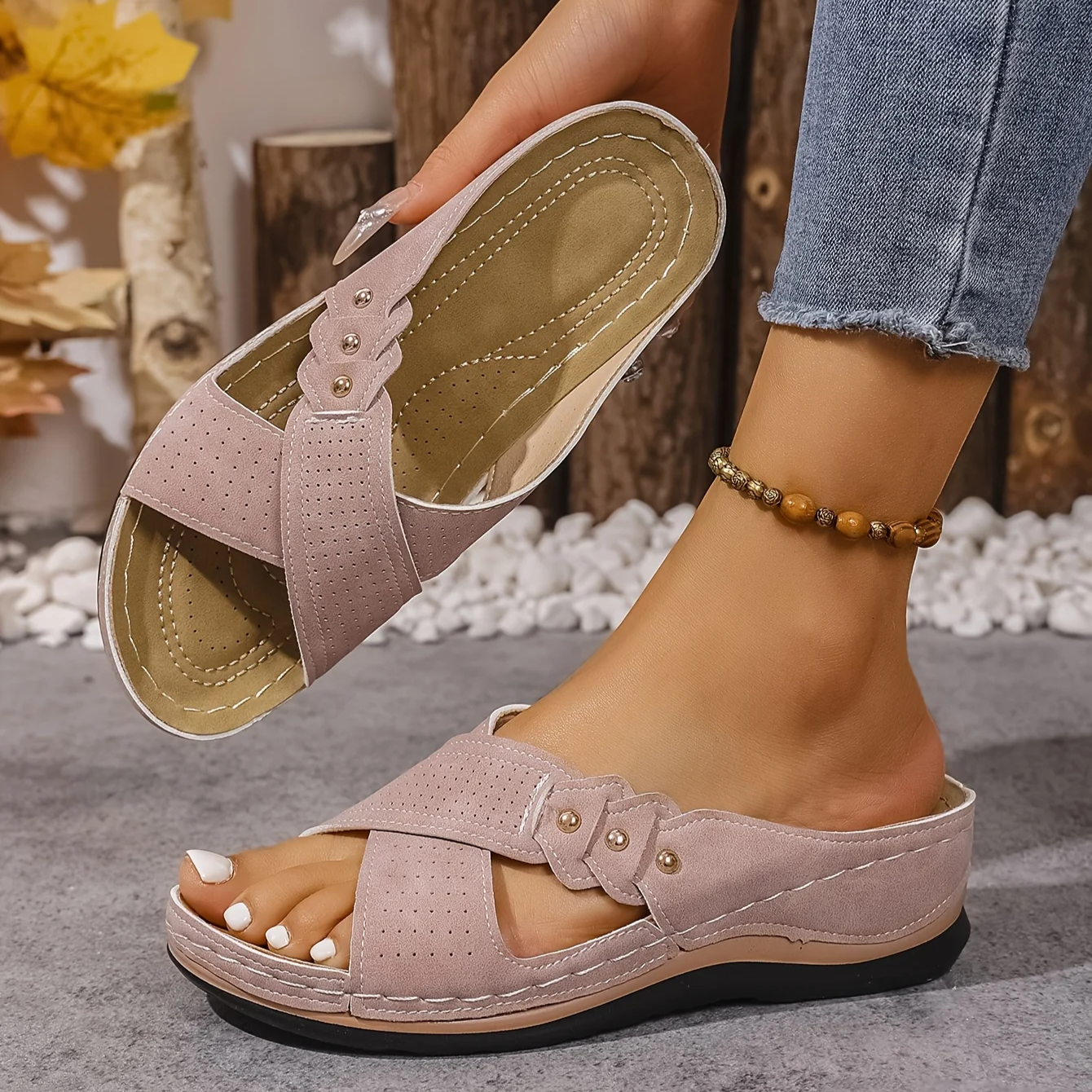 Paige™ | Orthopedic Wedge Sandals