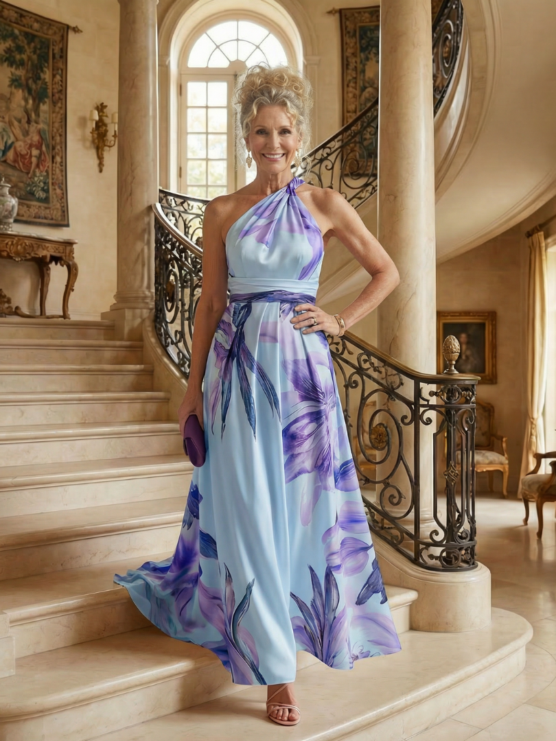 Amelia™ | Light Floral Maxi Dress