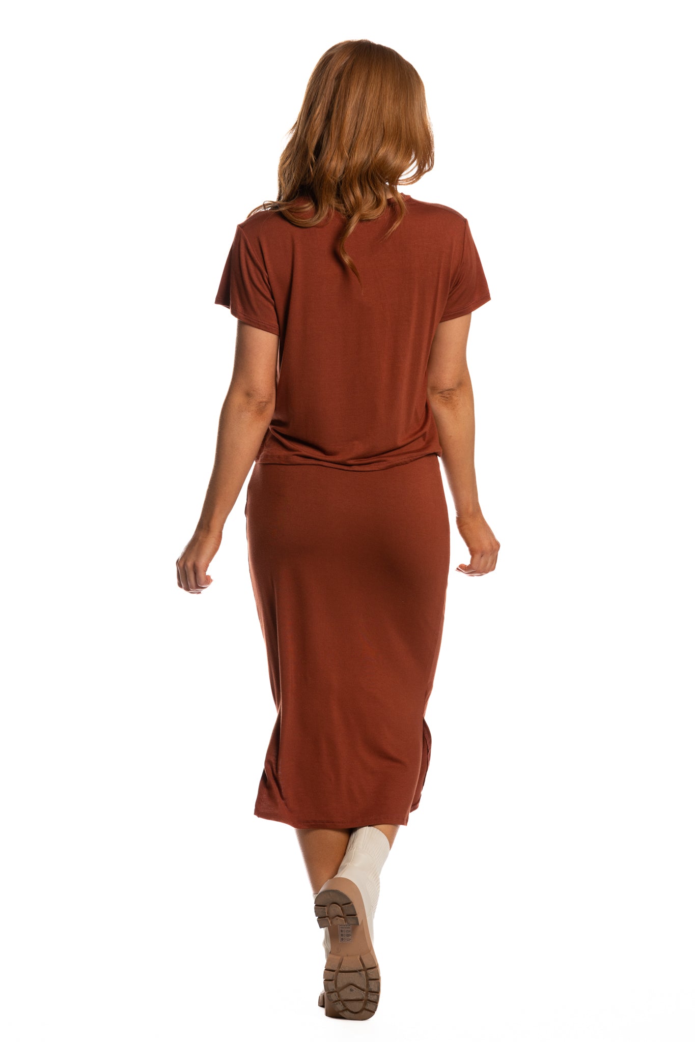 Brigitte Brianna Motion Tee & Runaround Skirt Set - SexyModest Boutique