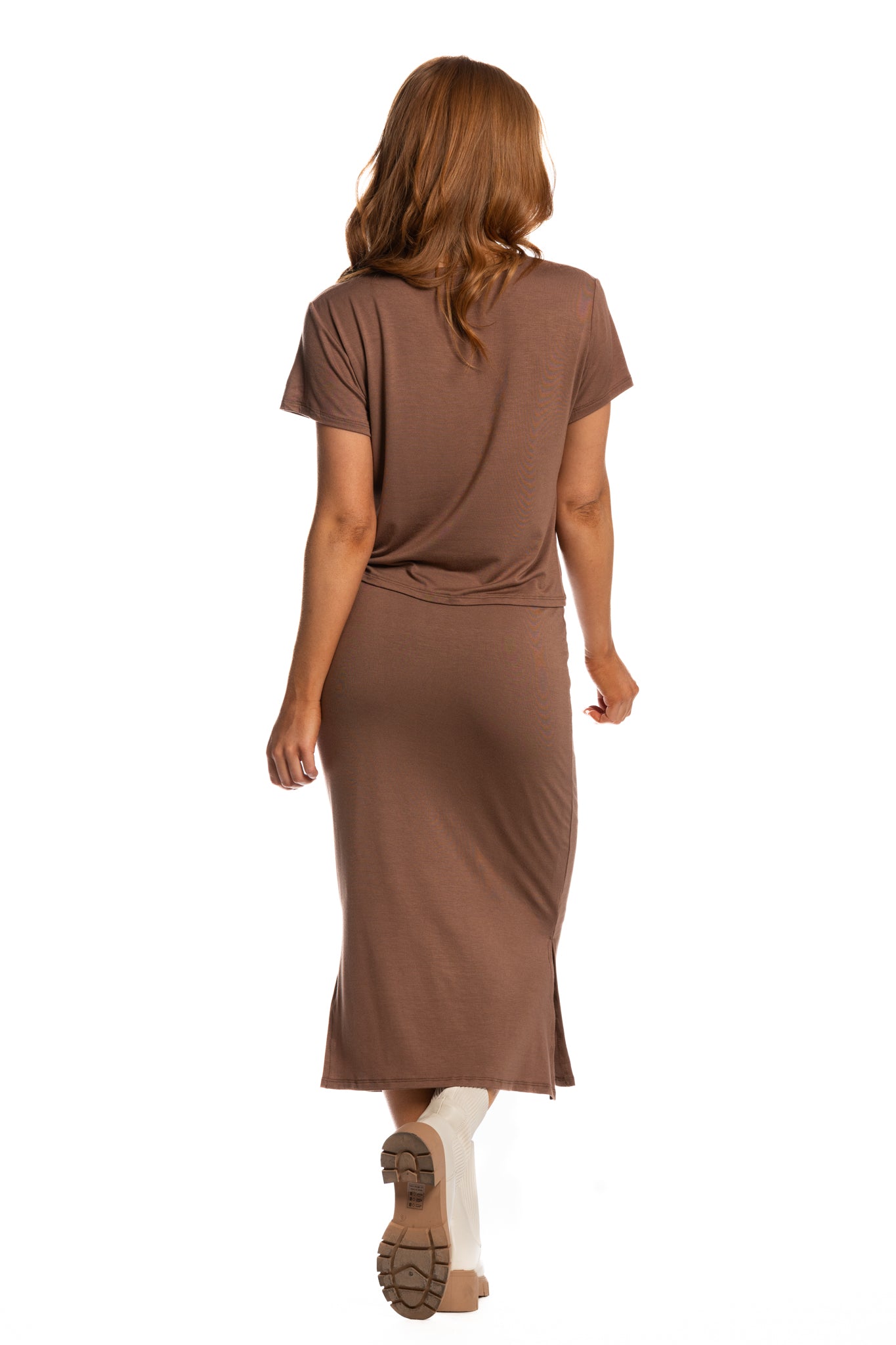 Brigitte Brianna Motion Tee & Runaround Skirt Set - SexyModest Boutique