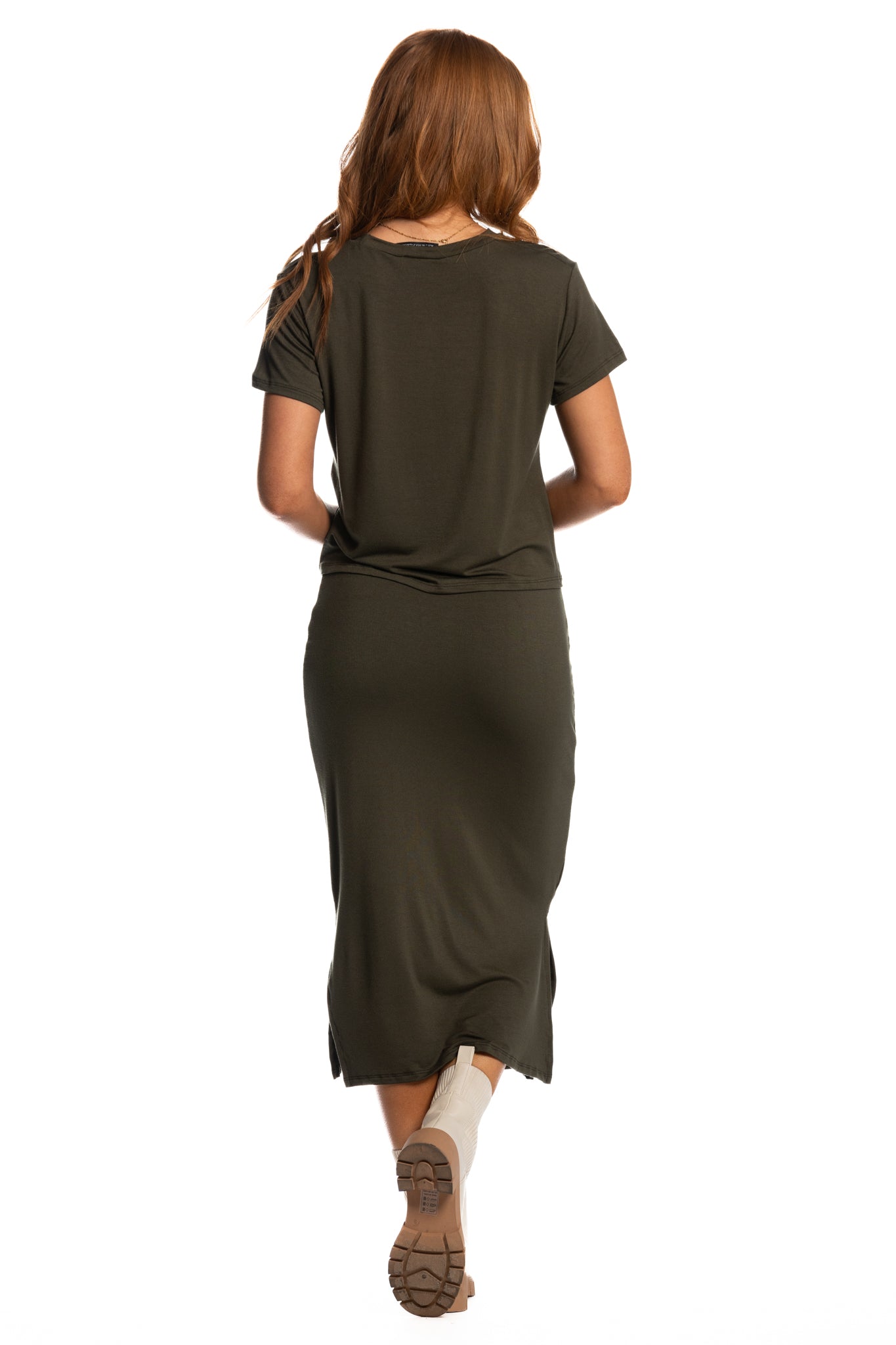 Brigitte Brianna Motion Tee & Runaround Skirt Set - SexyModest Boutique
