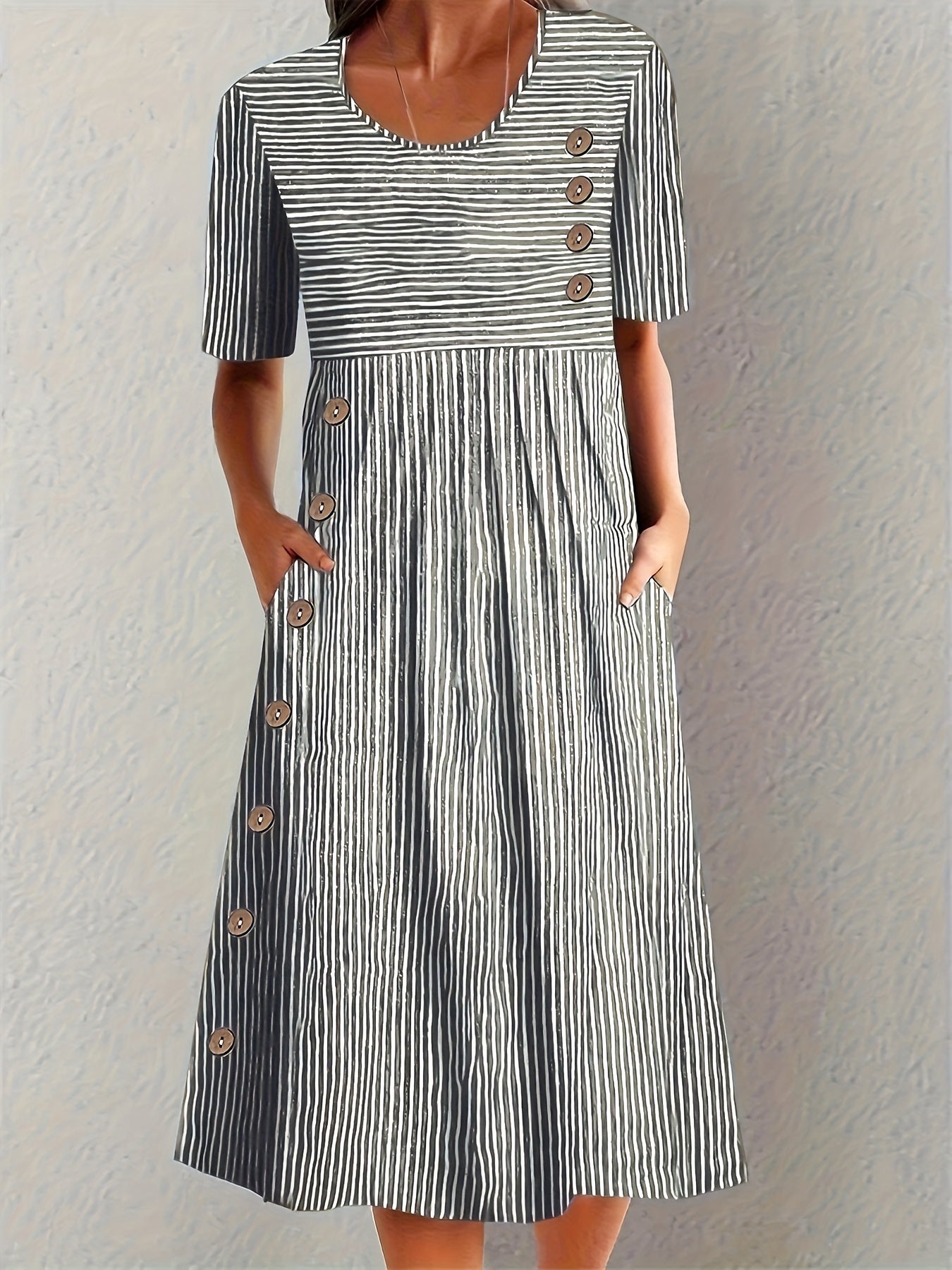 Lunara | Striped Confidence Dress