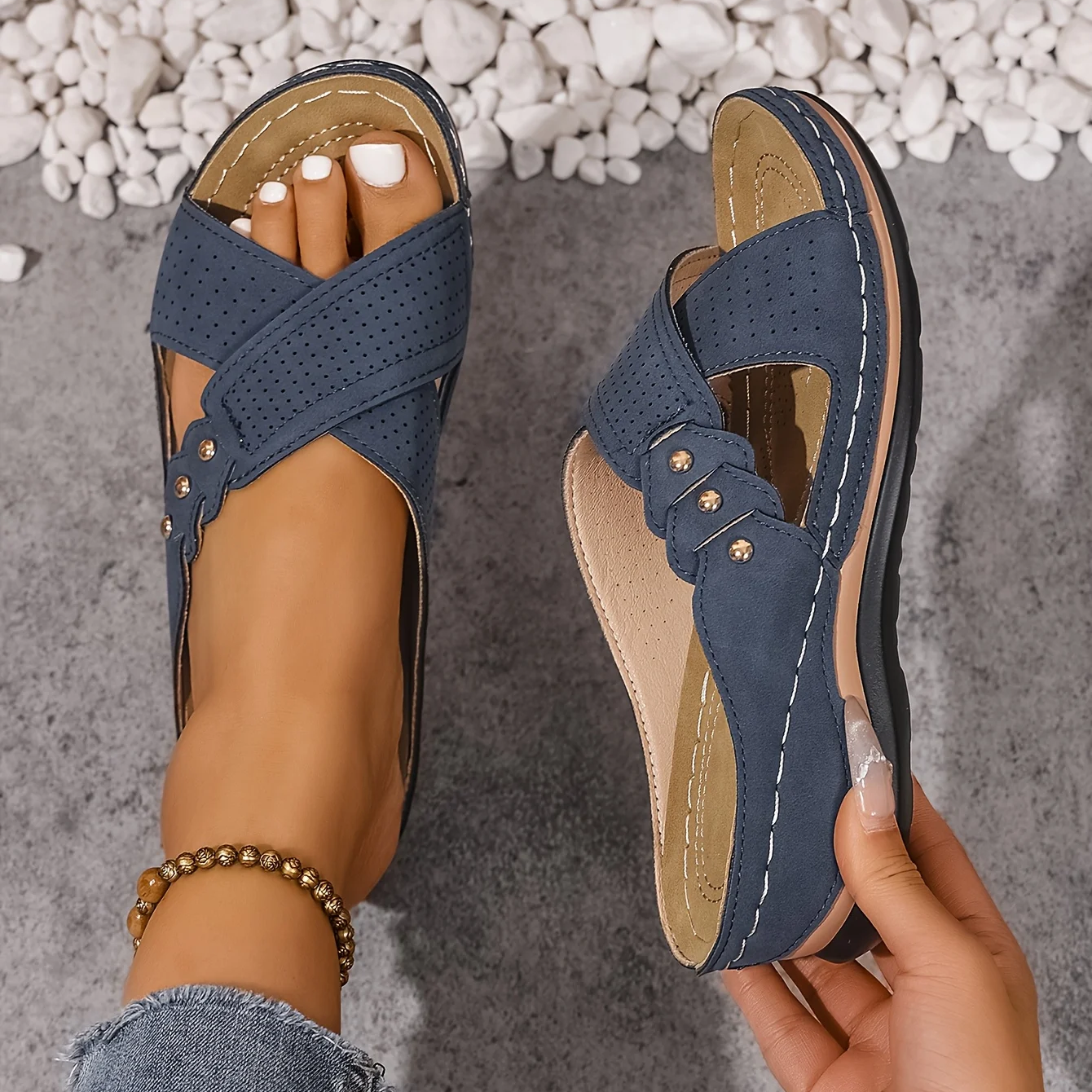 Paige™ | Orthopedic Wedge Sandals