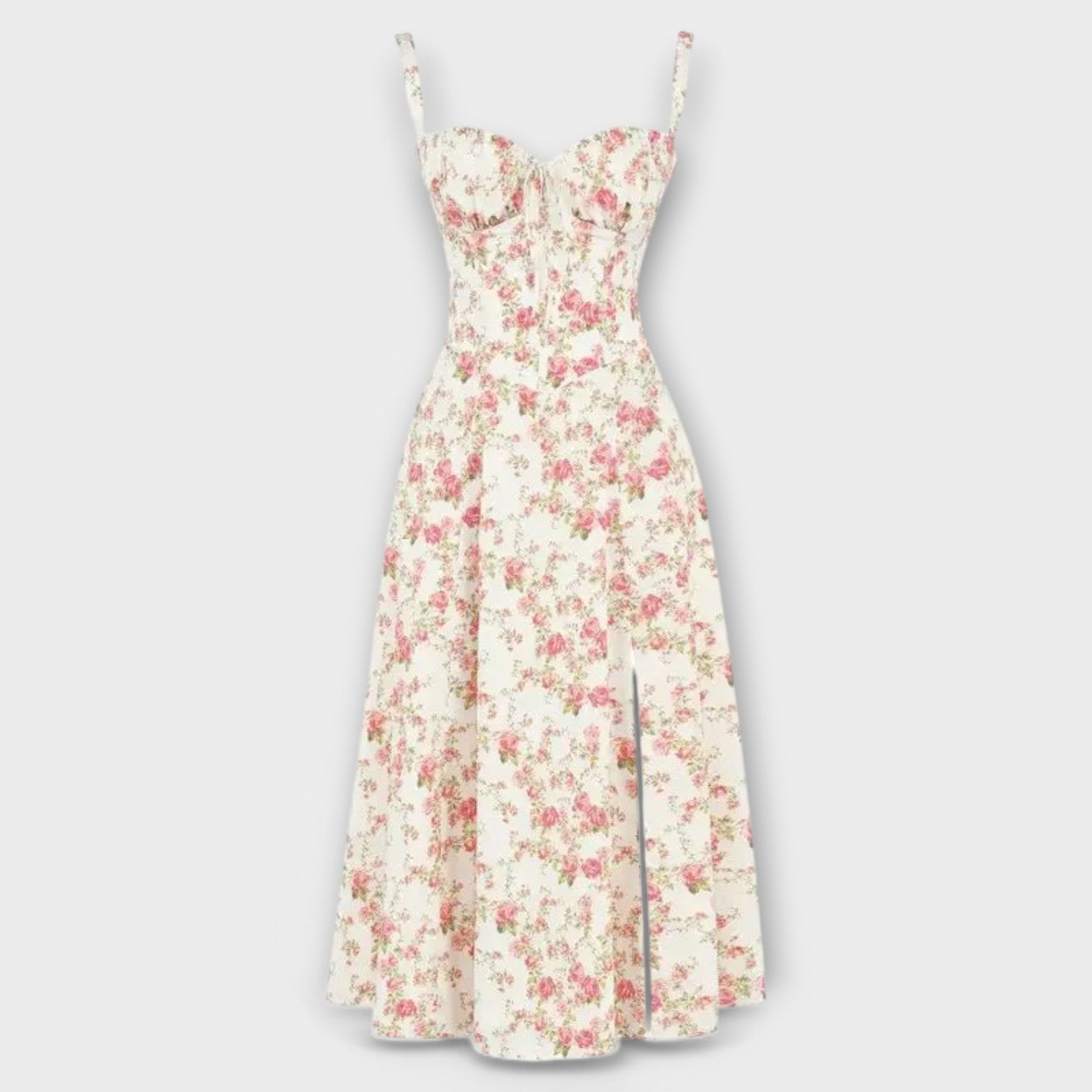 Corset inspired midi dress for women
