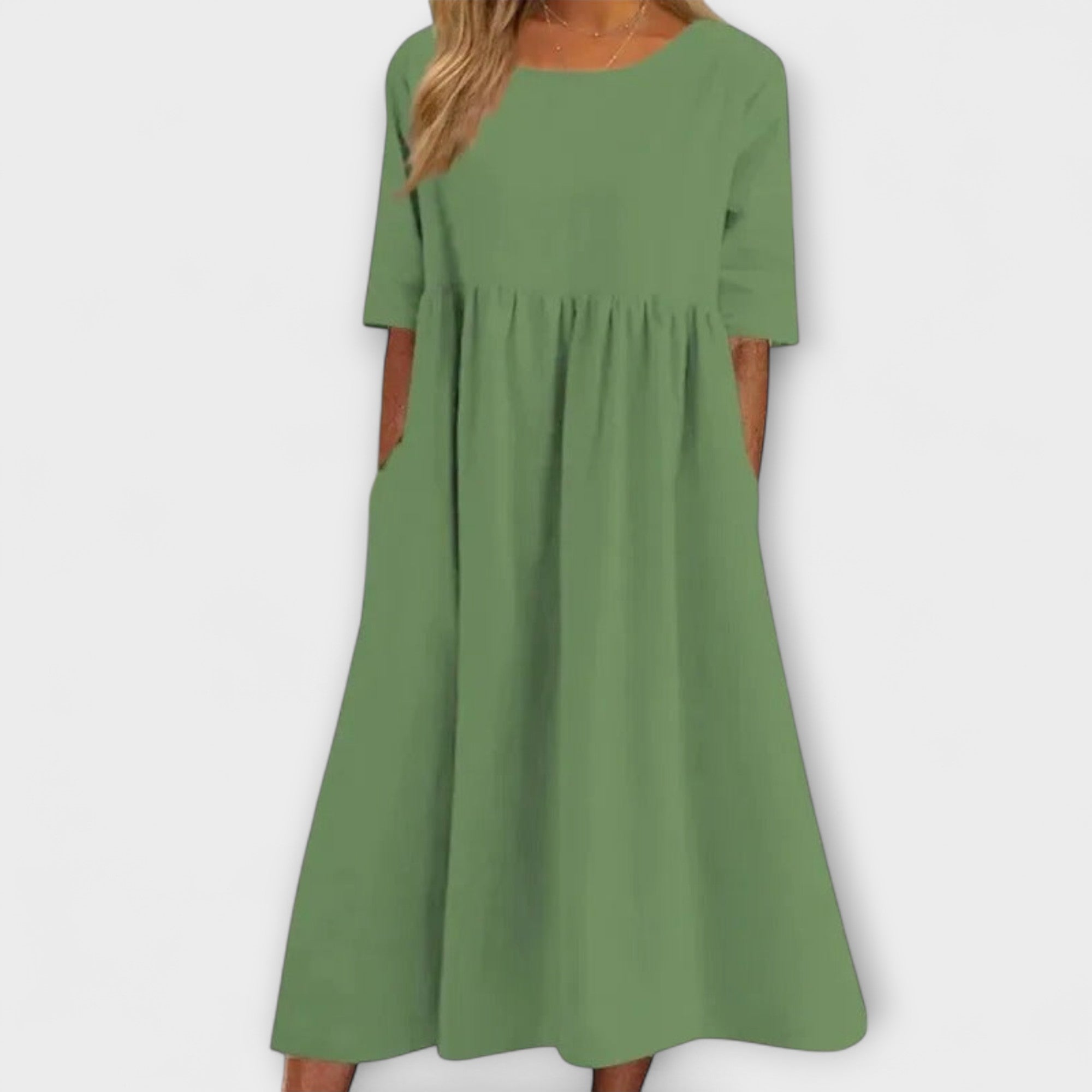 Stylish modern blouse dress in a chic design